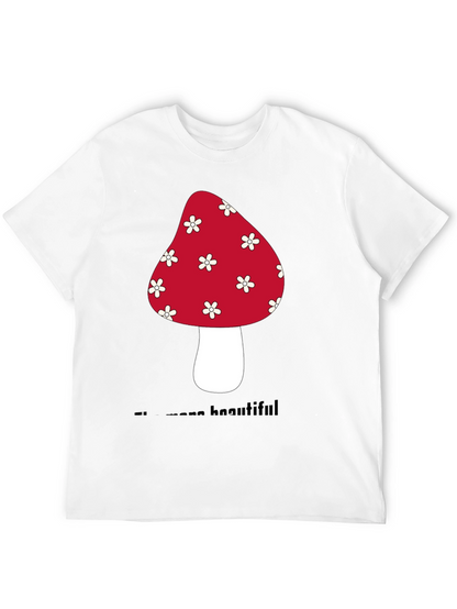 Mushroom Graphic T-Shirt - Unisex Cotton Tee