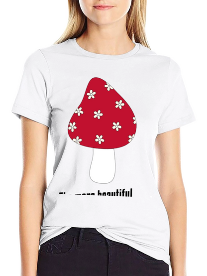 Mushroom Graphic T-Shirt - Unisex Cotton Tee