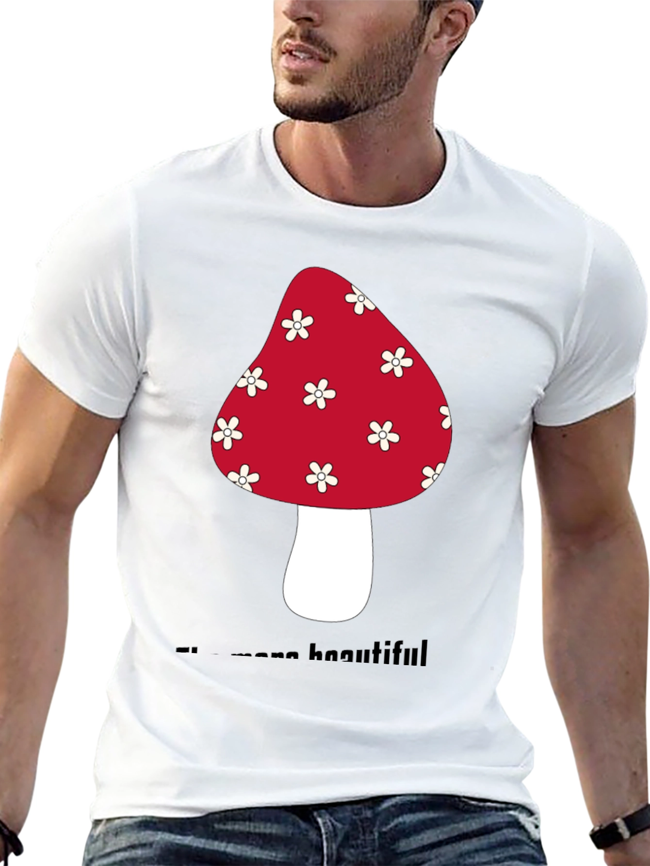 Mushroom Graphic T-Shirt - Unisex Cotton Tee