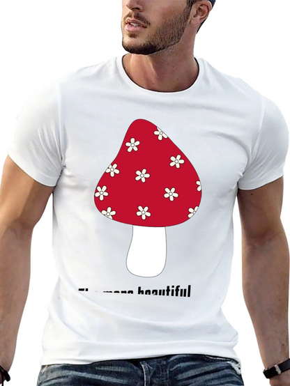 Mushroom Graphic T-Shirt - Unisex Cotton Tee
