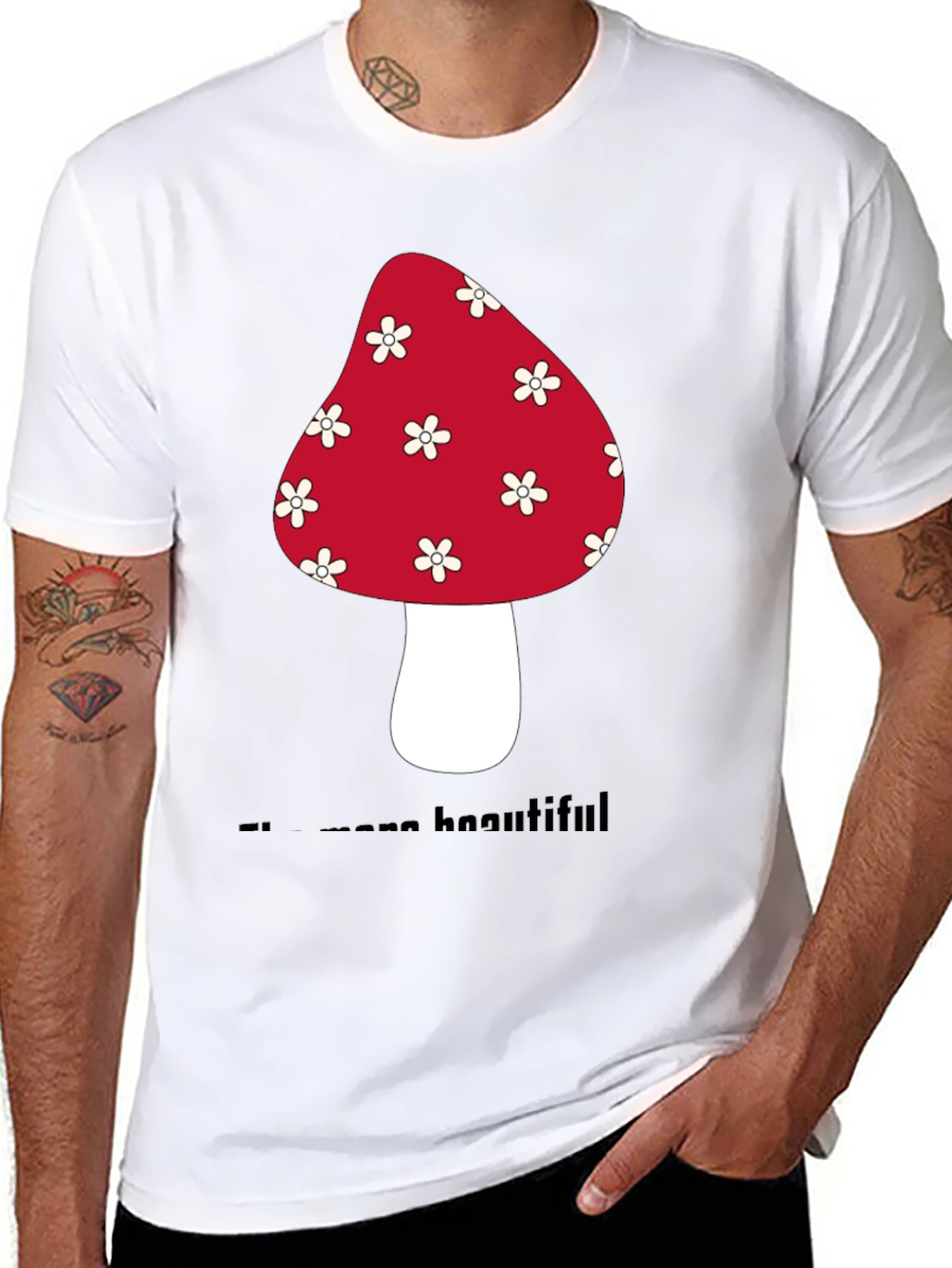 Mushroom Graphic T-Shirt - Unisex Cotton Tee