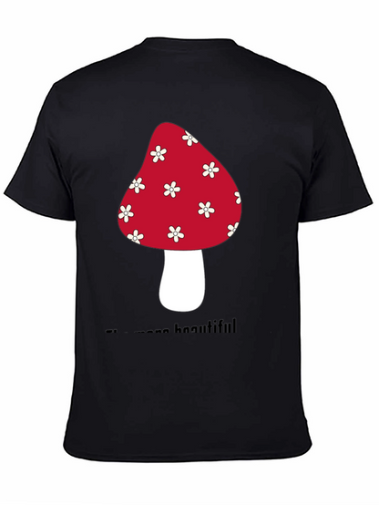 Mushroom Graphic T-Shirt - Unisex Cotton Tee