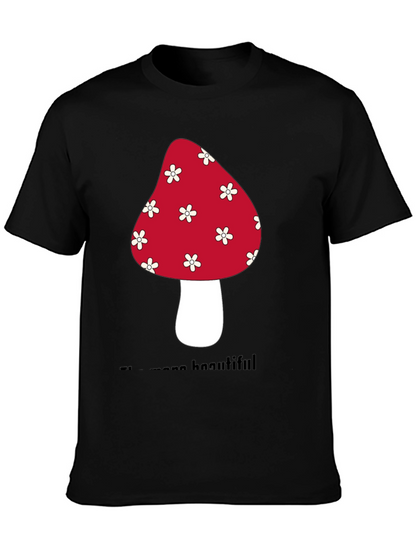 Mushroom Graphic T-Shirt - Unisex Cotton Tee