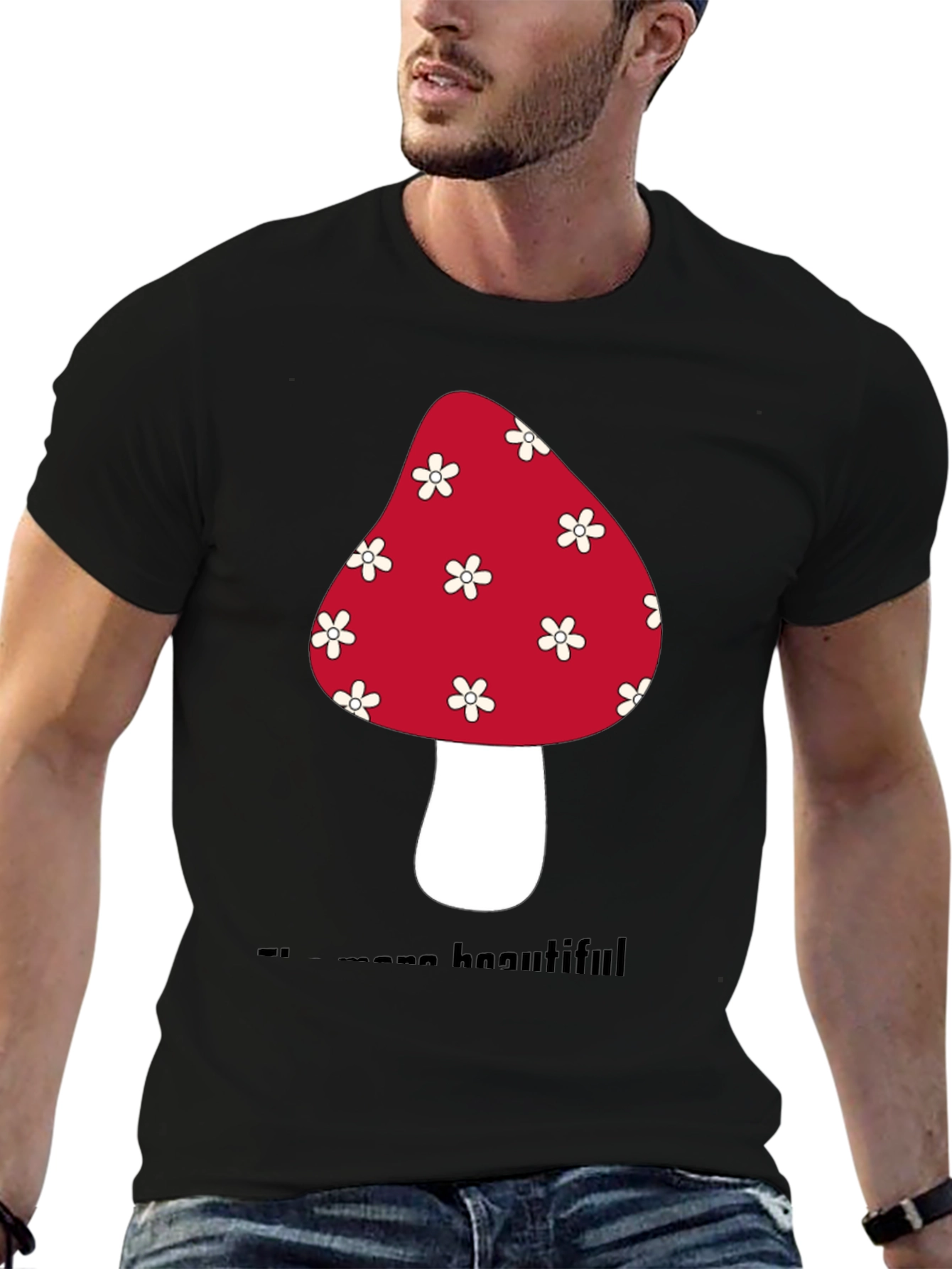 Mushroom Graphic T-Shirt - Unisex Cotton Tee
