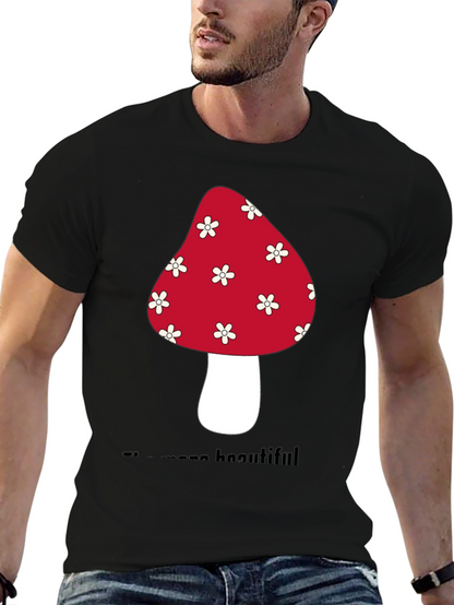 Mushroom Graphic T-Shirt - Unisex Cotton Tee