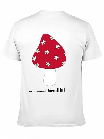 Mushroom Graphic T-Shirt - Unisex Cotton Tee