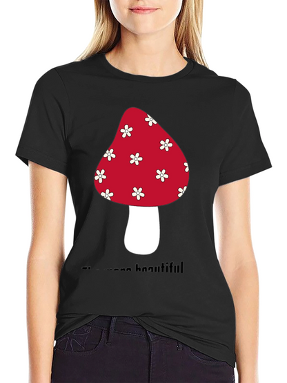 Mushroom Graphic T-Shirt - Unisex Cotton Tee