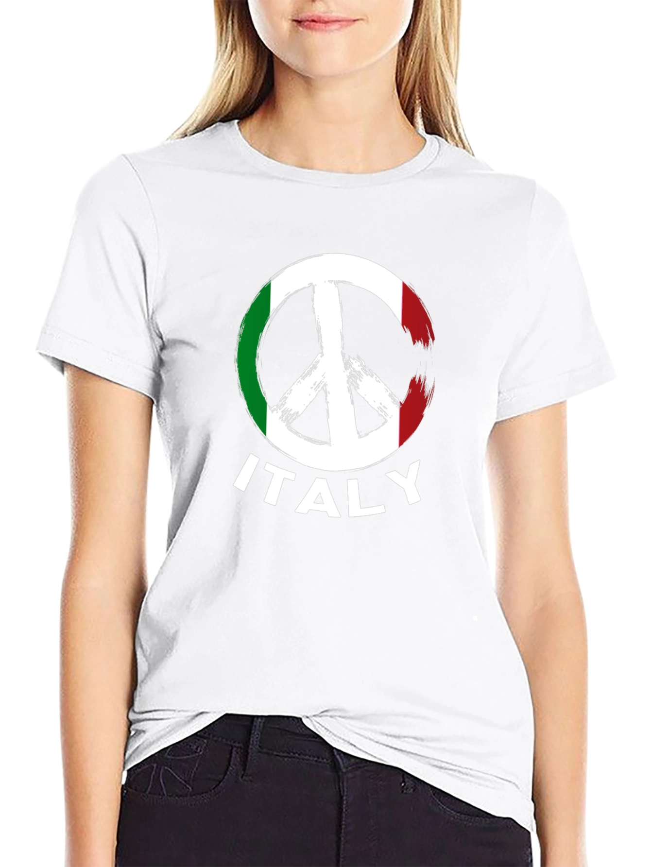 Italy Peace Sign T-Shirt - Country Pride Tee