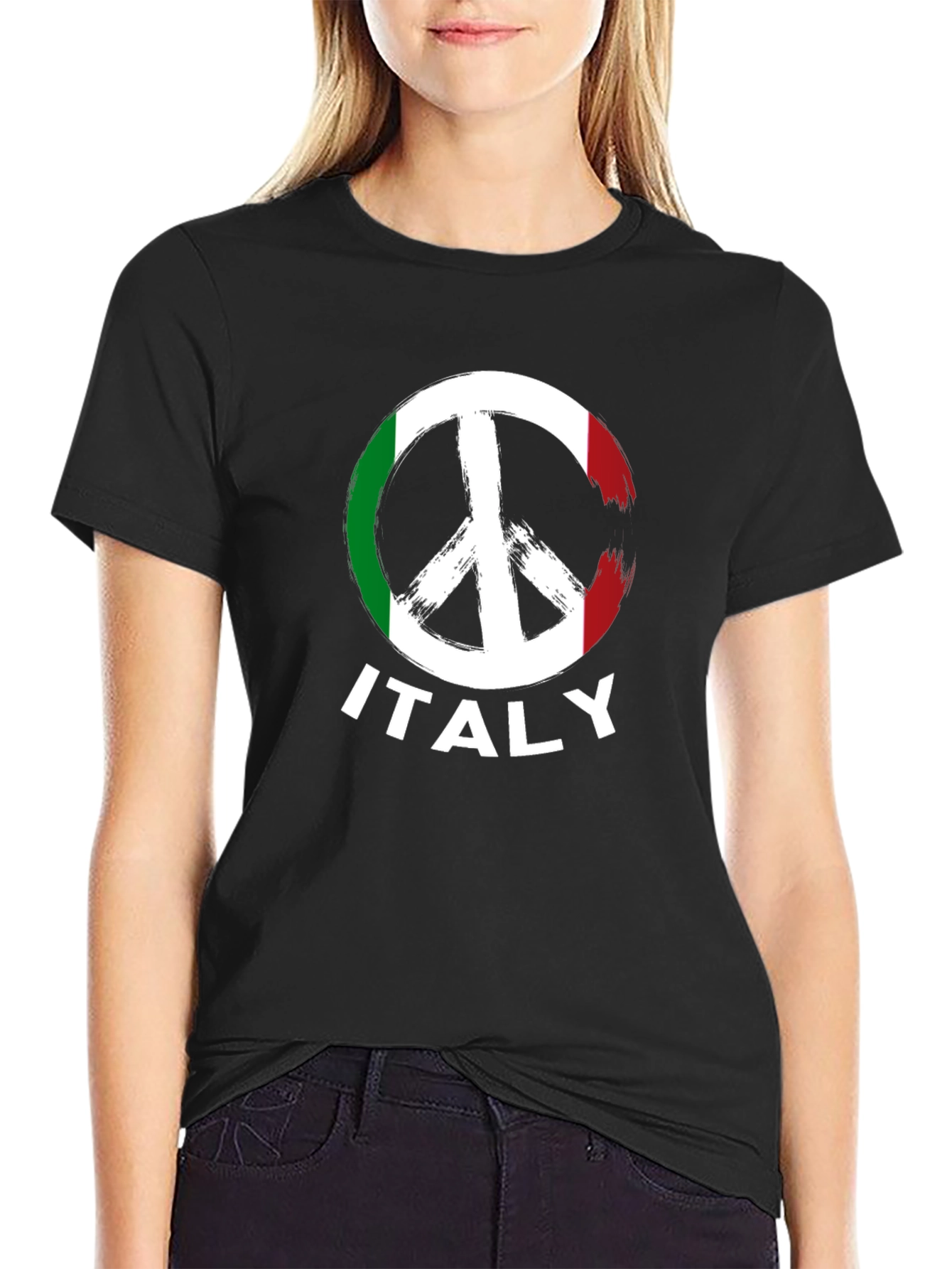 Italy Peace Sign T-Shirt - Country Pride Tee
