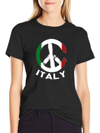 Italy Peace Sign T-Shirt - Country Pride Tee