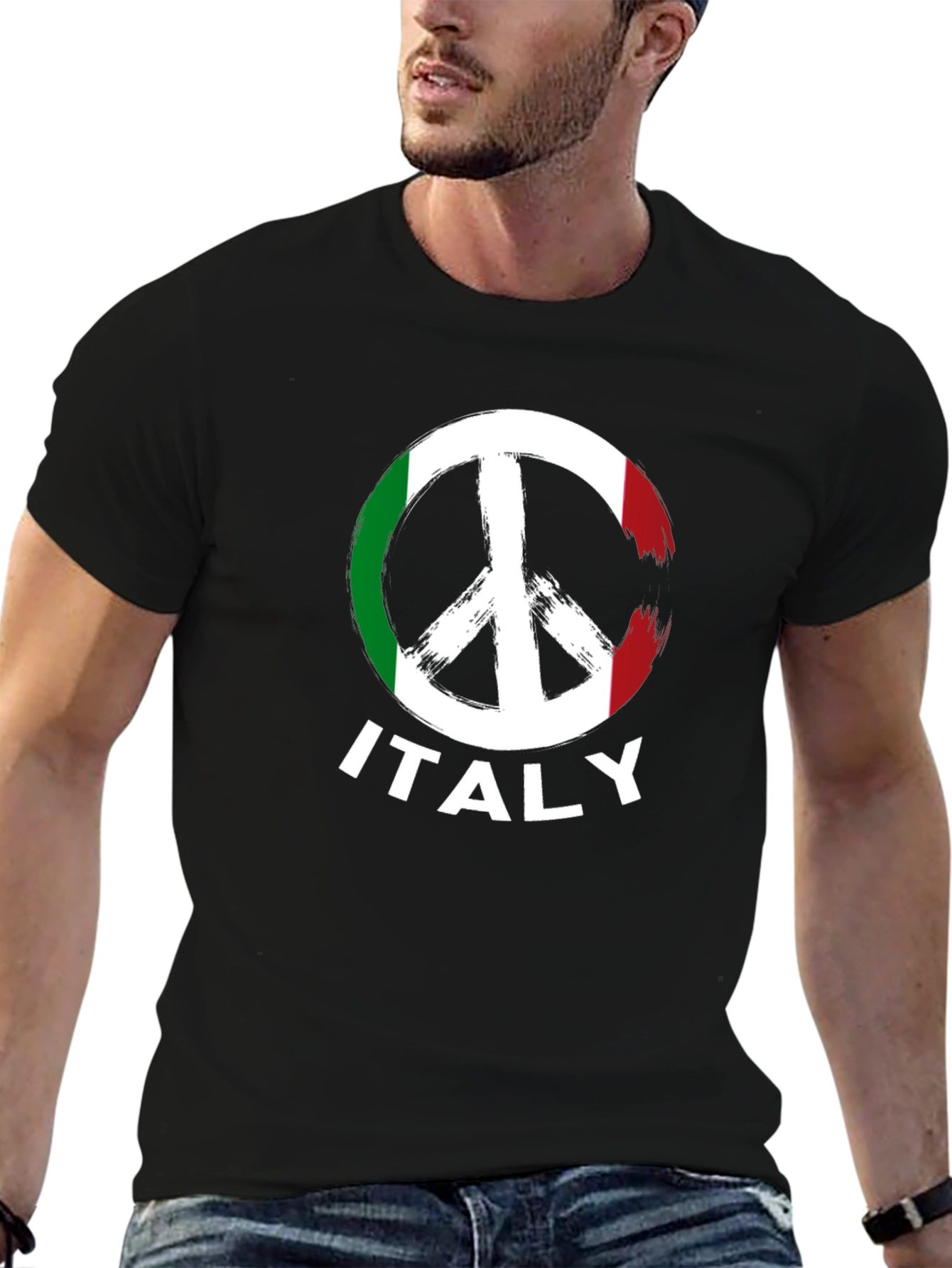 Italy Peace Sign T-Shirt - Country Pride Tee