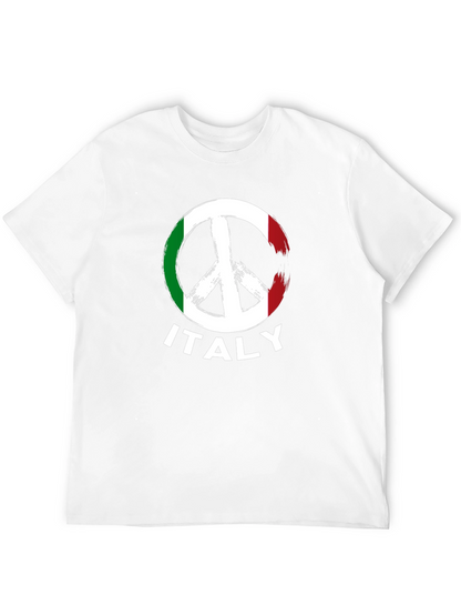 Italy Peace Sign T-Shirt - Country Pride Tee