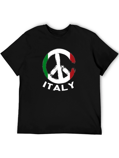 Italy Peace Sign T-Shirt - Country Pride Tee