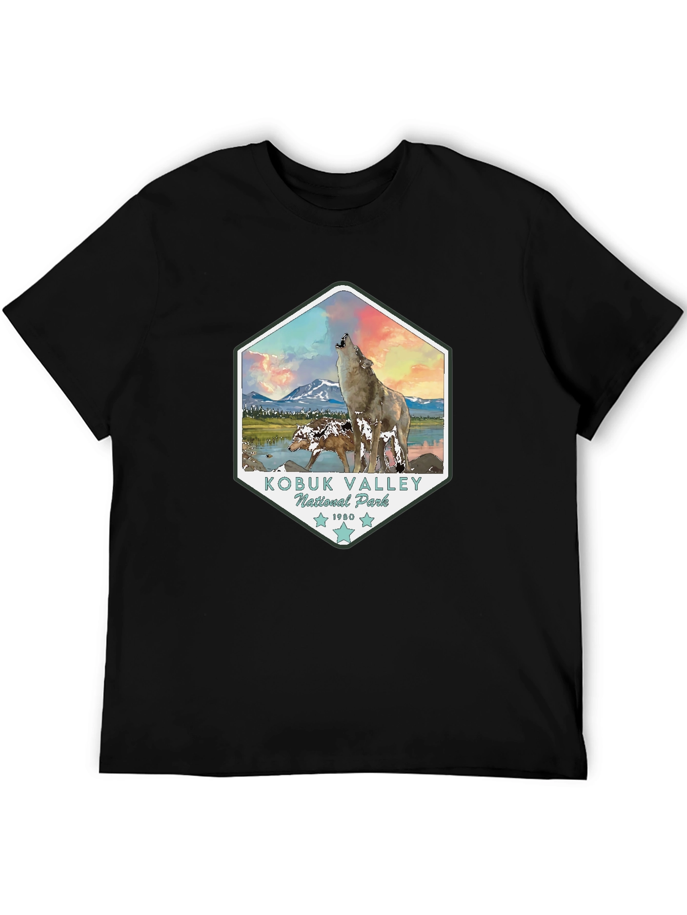 Kobuk Valley National Park Wolf Graphic Tee