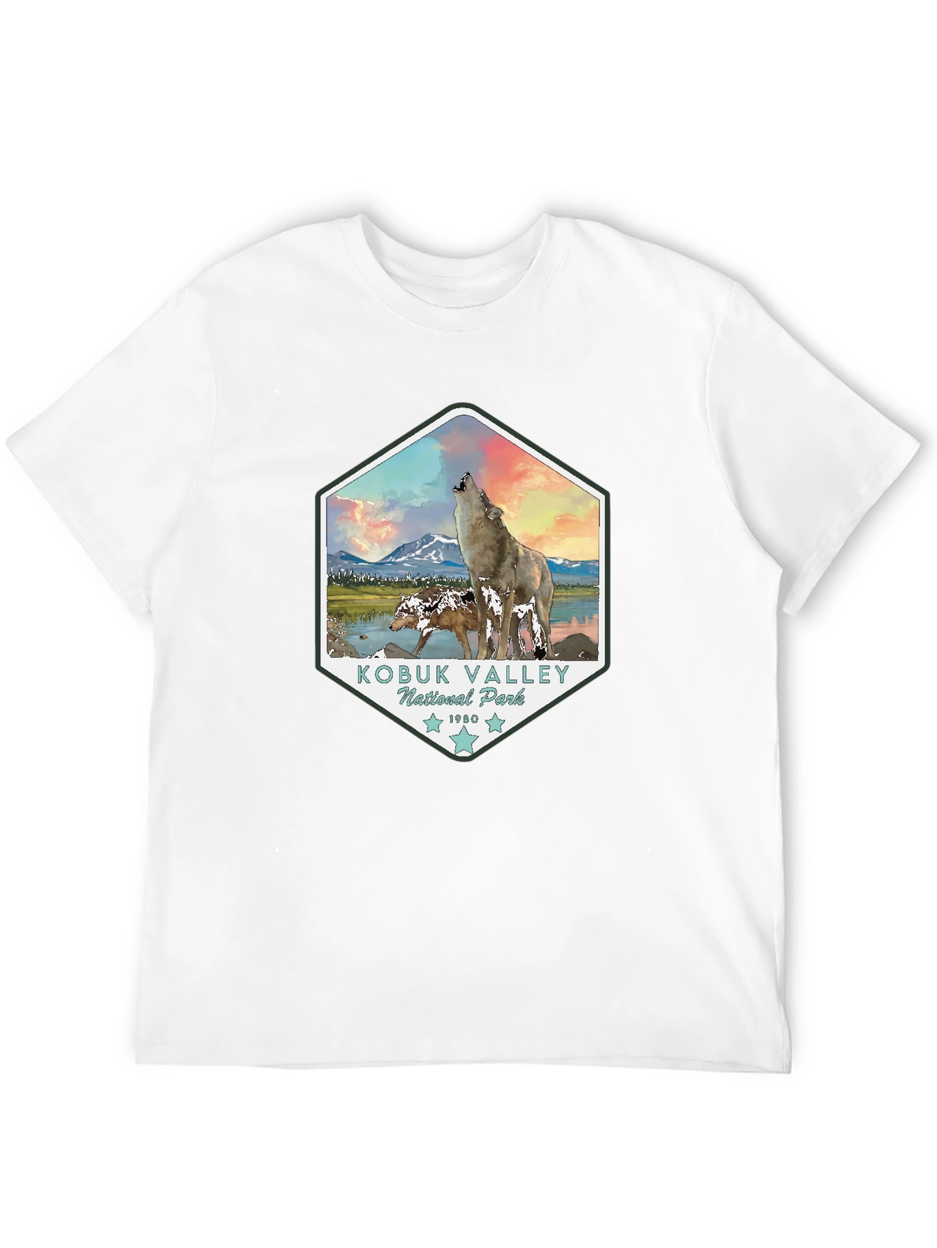 Kobuk Valley National Park Wolf Graphic Tee
