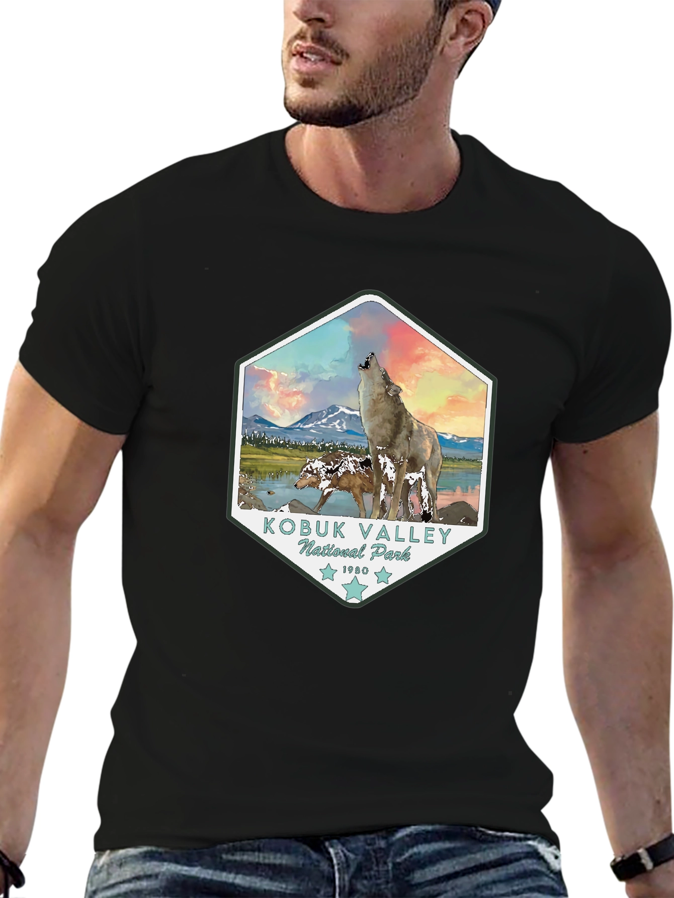 Kobuk Valley National Park Wolf Graphic Tee