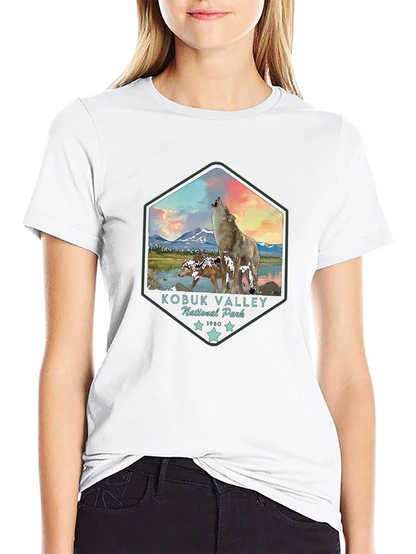 Kobuk Valley National Park Wolf Graphic Tee