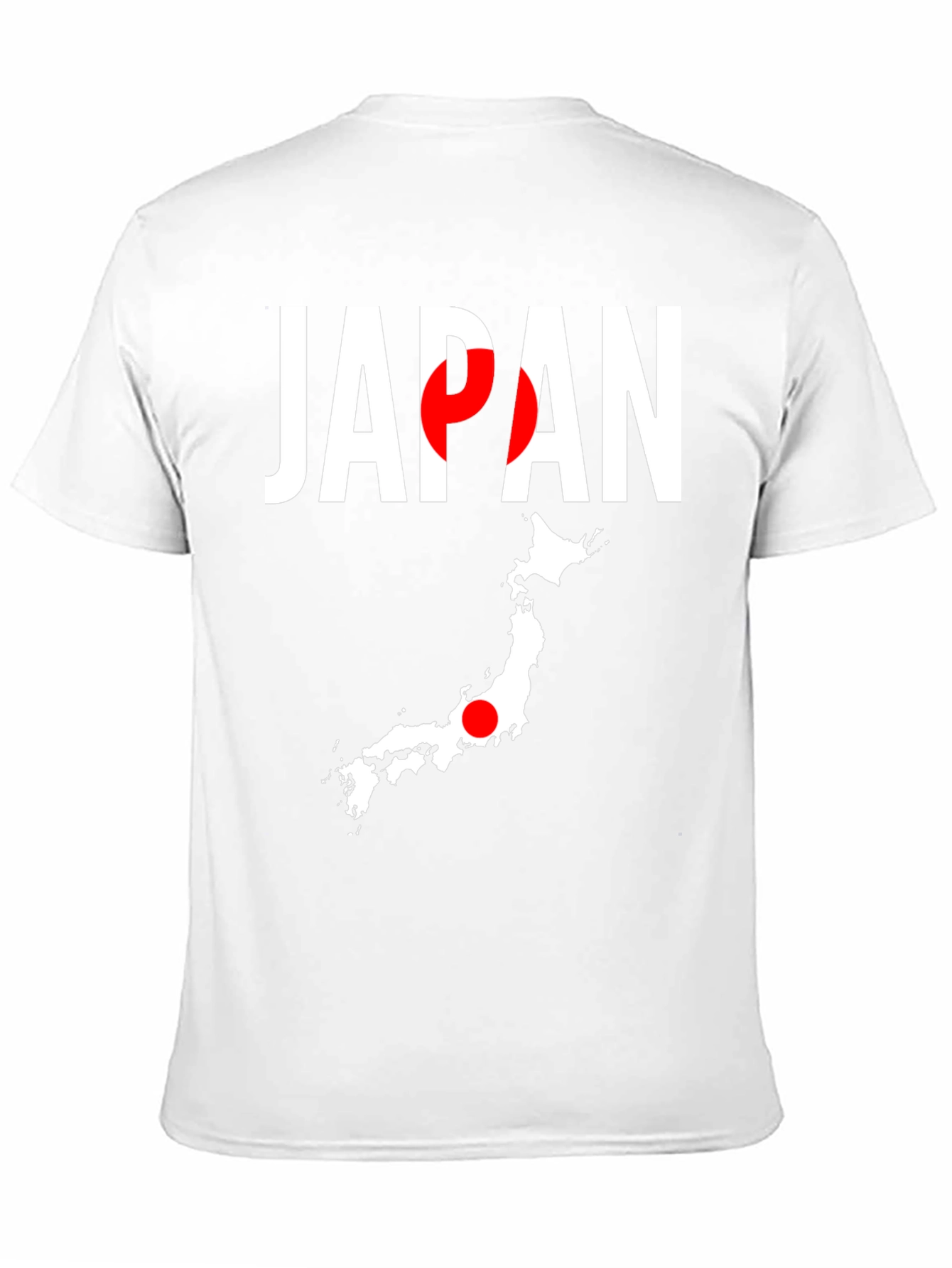 Japan Flag Graphic Tee - Black Crew Neck T-Shirt