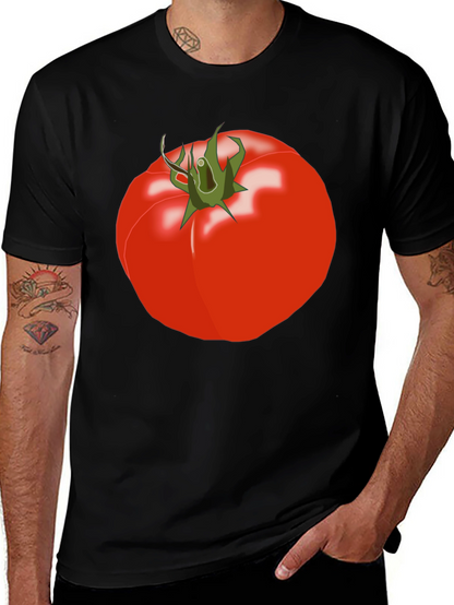 Tomato Graphic Tee - Unisex Black T-Shirt