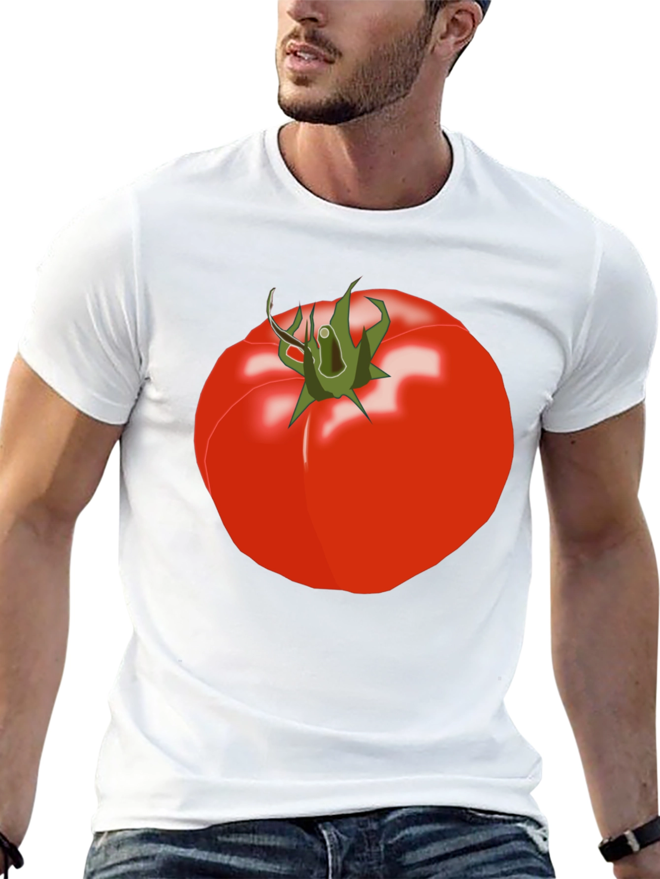 Tomato Graphic Tee - Unisex Black T-Shirt