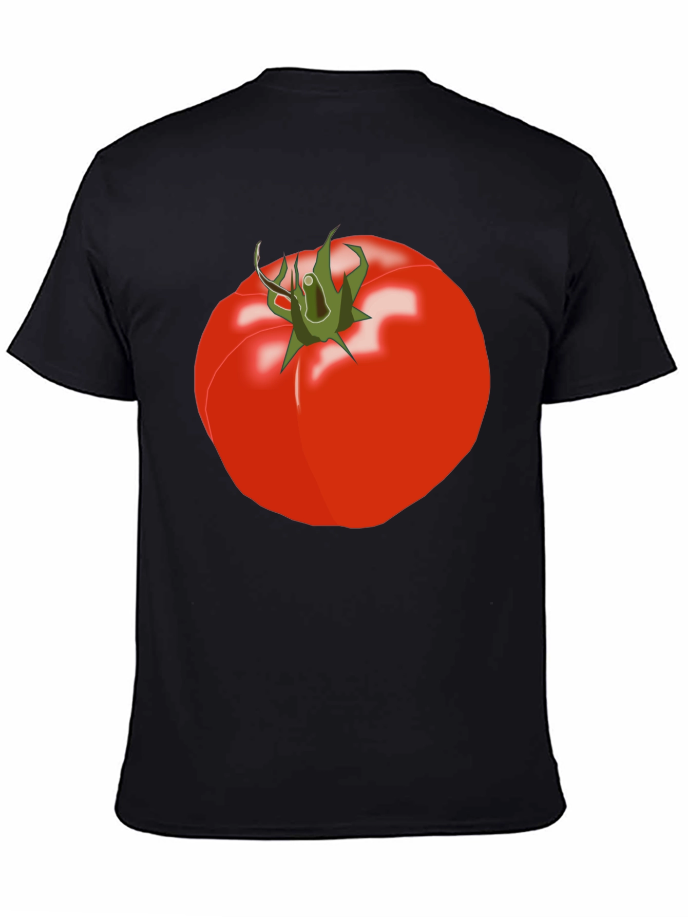 Tomato Graphic Tee - Unisex Black T-Shirt