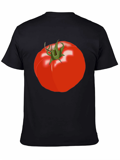 Tomato Graphic Tee - Unisex Black T-Shirt