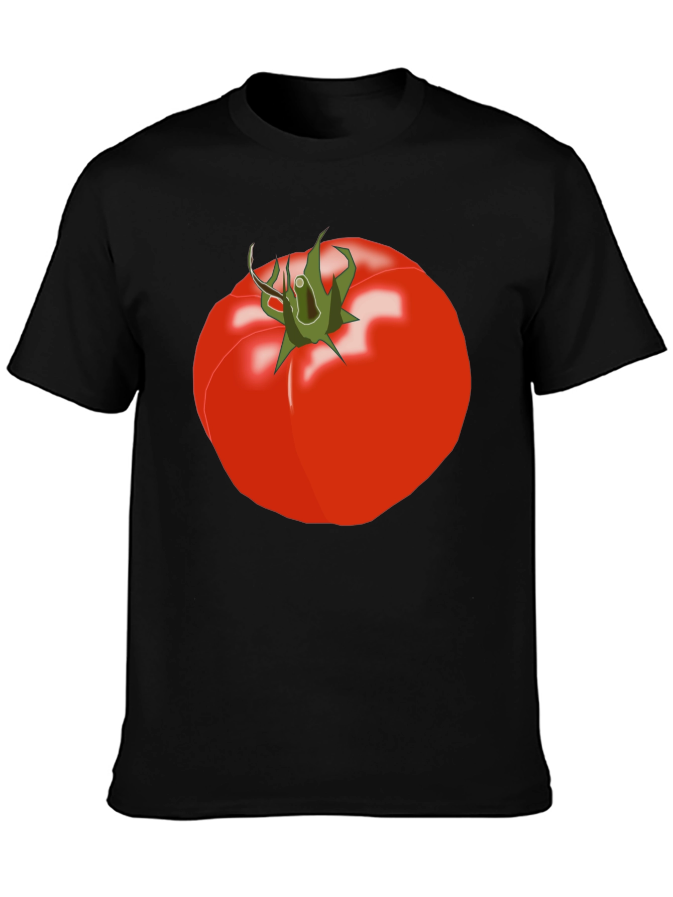 Tomato Graphic Tee - Unisex Black T-Shirt