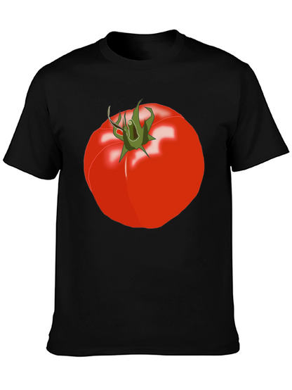 Tomato Graphic Tee - Unisex Black T-Shirt
