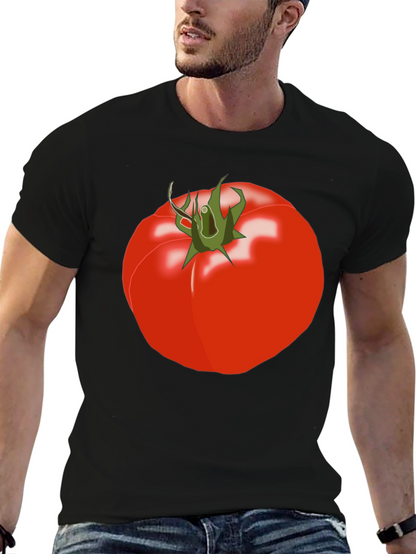 Tomato Graphic Tee - Unisex Black T-Shirt
