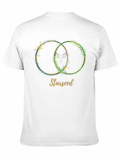 Starseed Graphic Print Tee - Black Casual T-Shirt