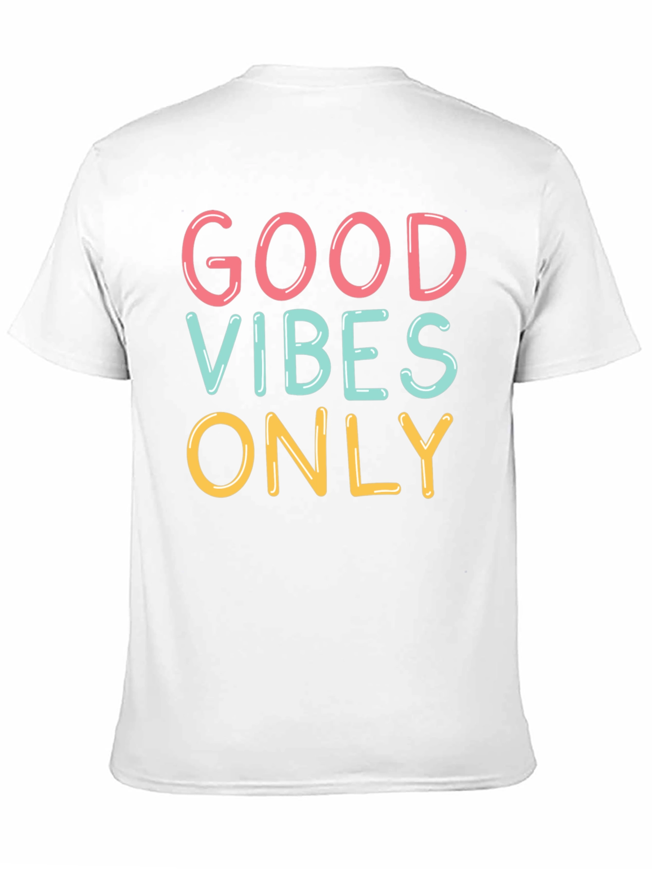 Good Vibes Only Graphic Tee - Trendy Casual Shirt