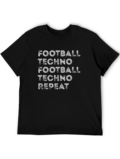 Football Techno Repeat Graphic T-Shirt