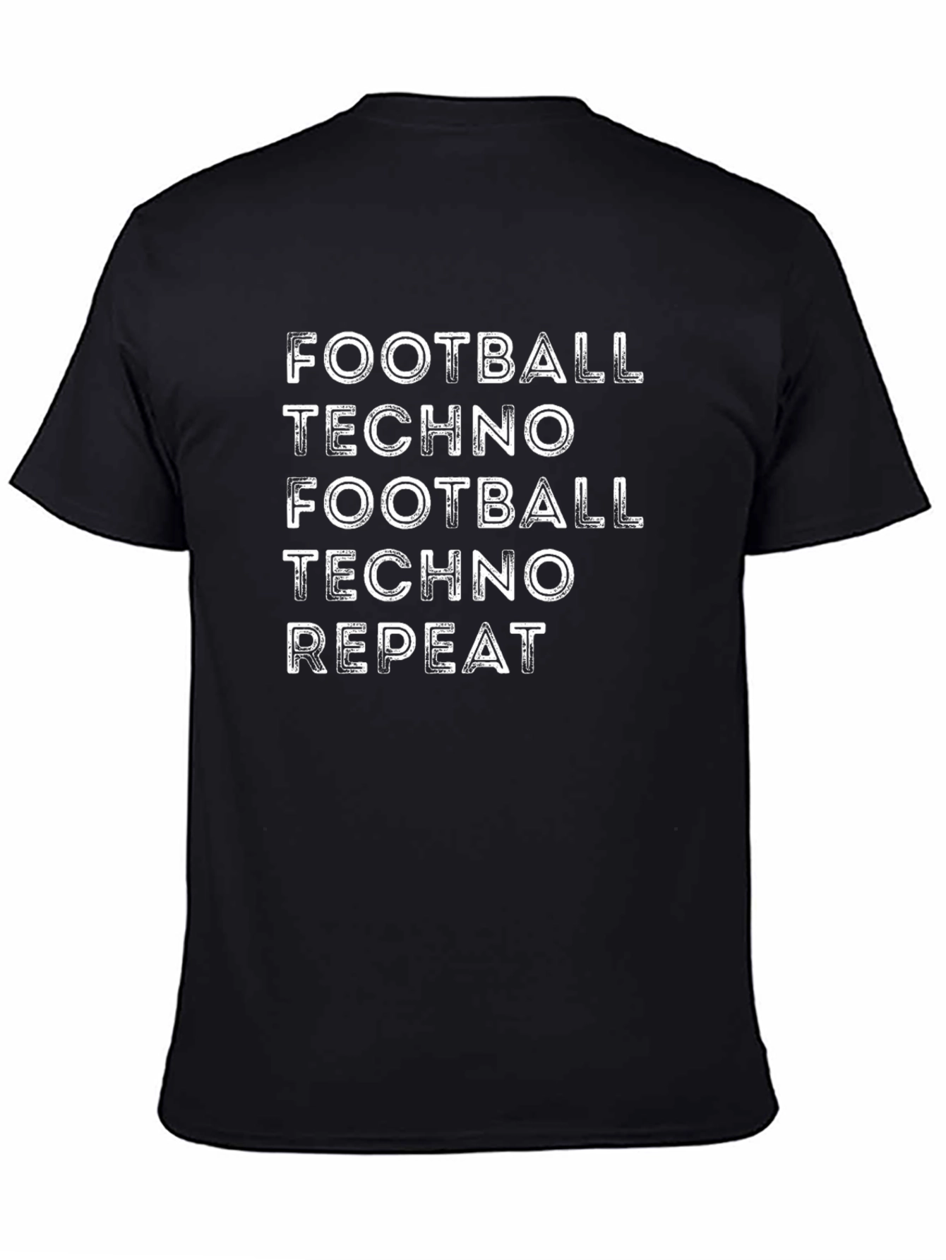 Football Techno Repeat Graphic T-Shirt