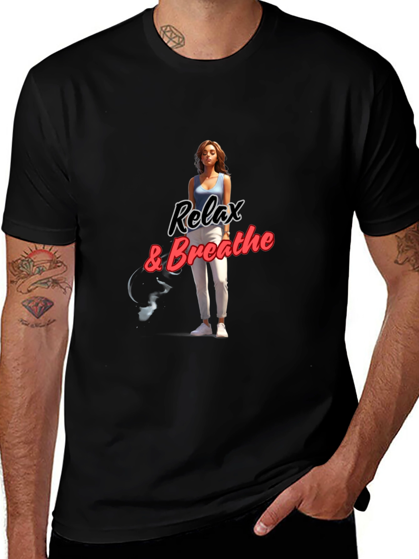 Relax & Breathe Graphic T-Shirt
