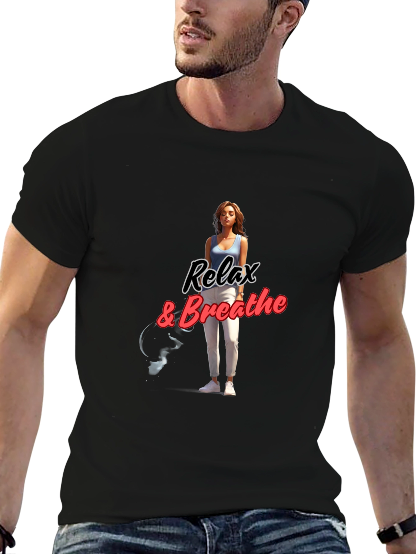 Relax & Breathe Graphic T-Shirt