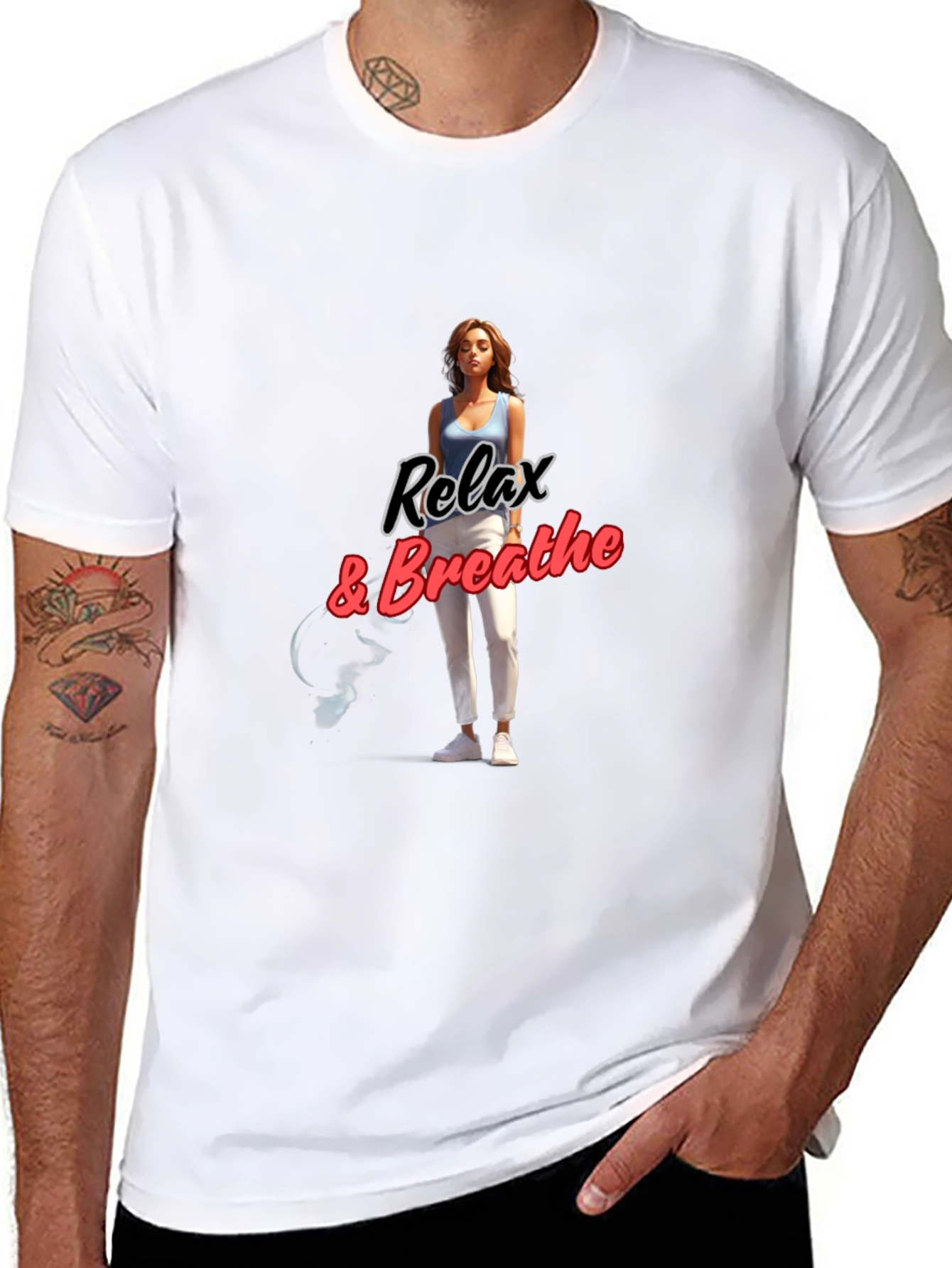 Relax & Breathe Graphic T-Shirt