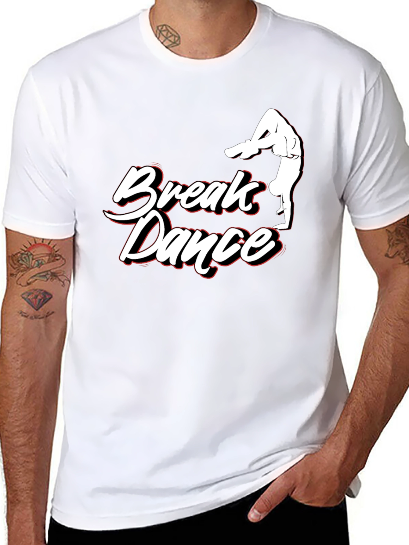 Break Dance T-Shirt - Black Tee