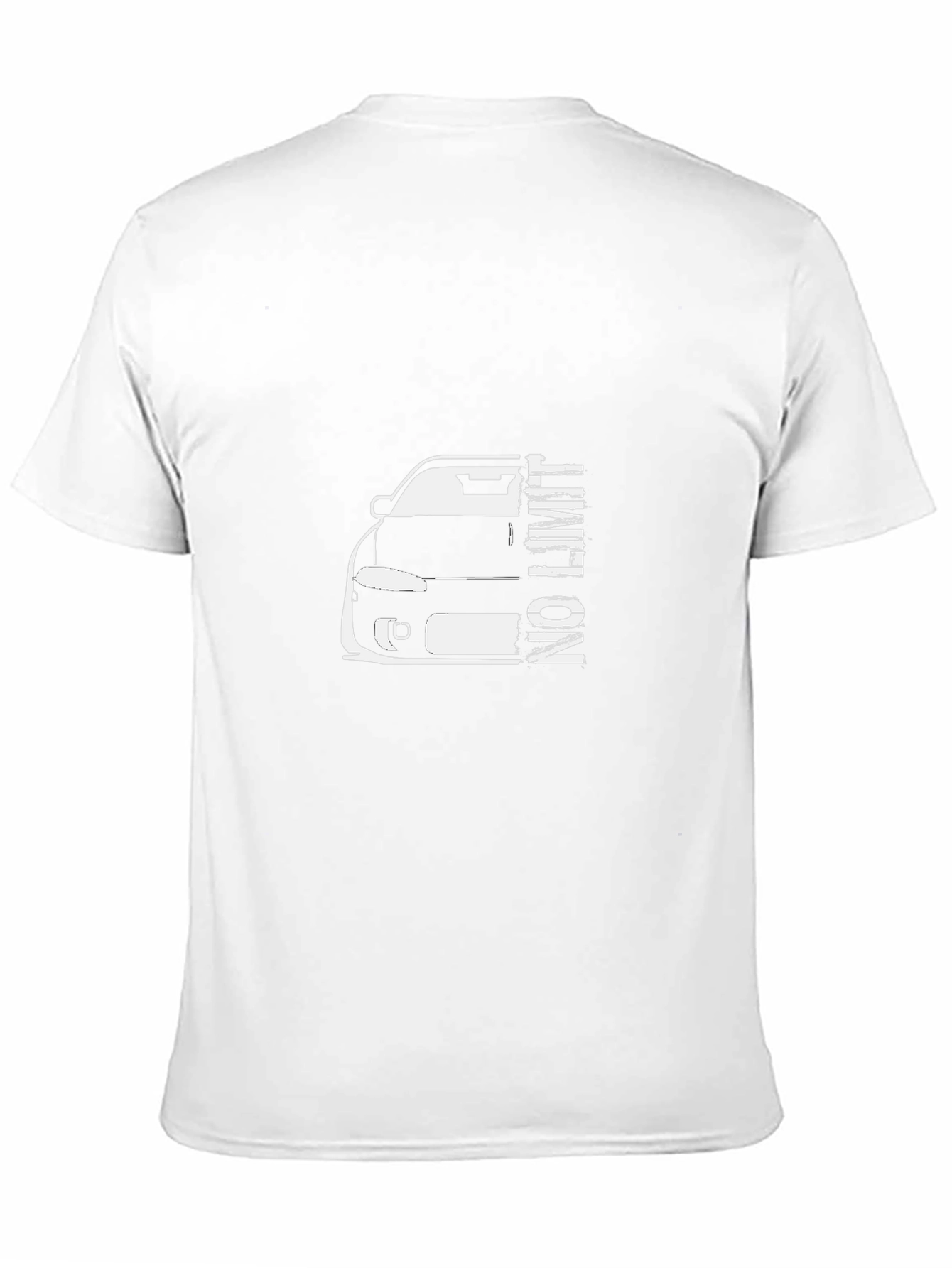 No Limit Car Graphic Black T-Shirt
