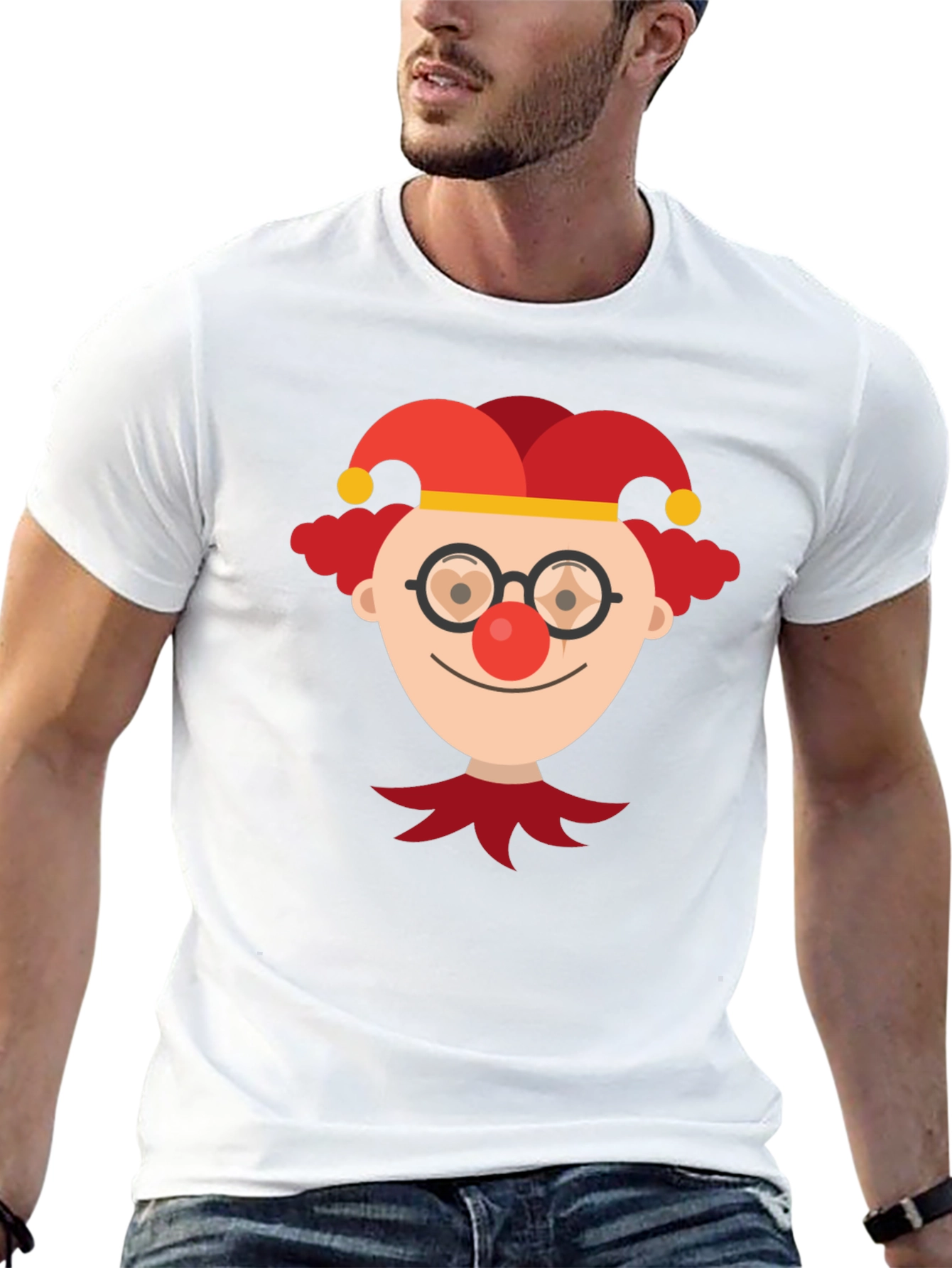 Clown Graphic Tee - Funny Novelty T-Shirt