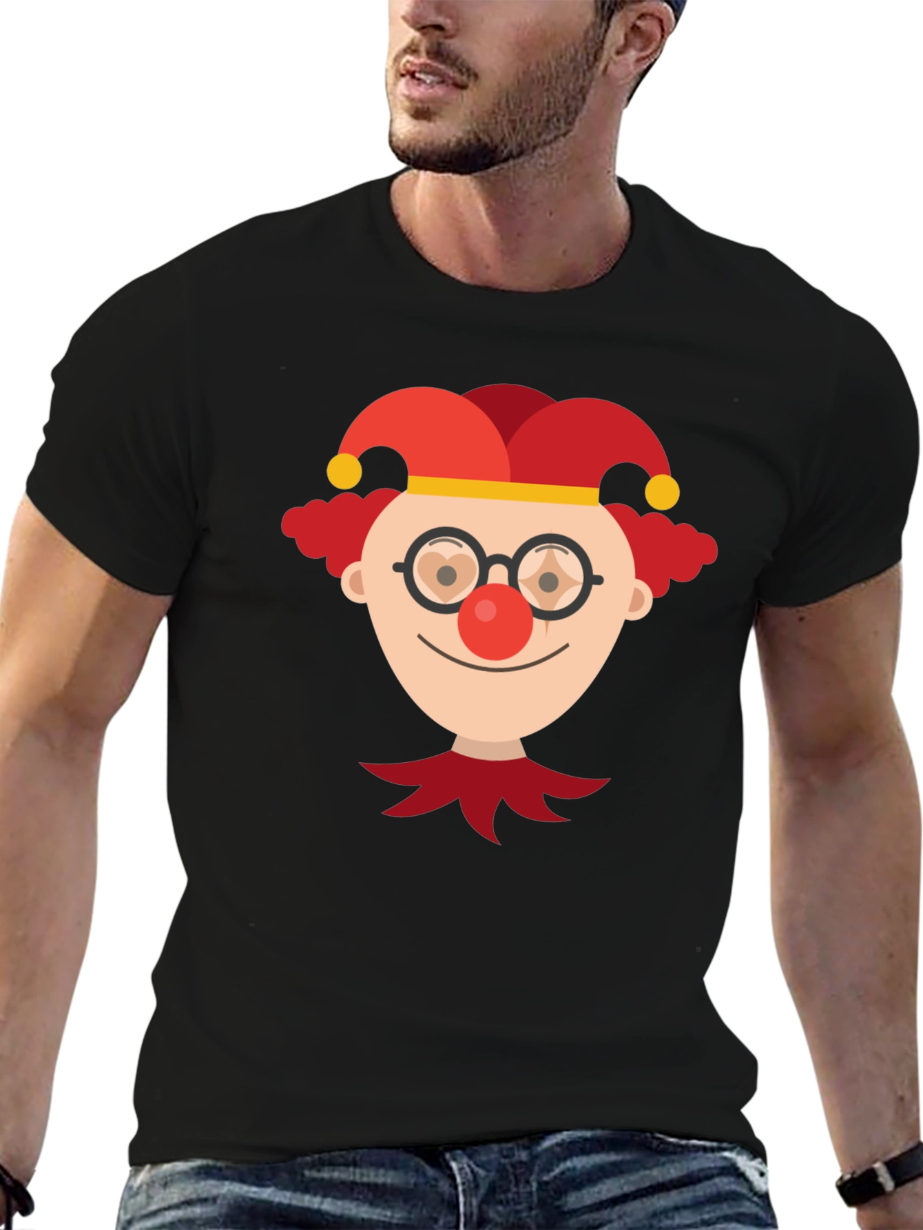 Clown Graphic Tee - Funny Novelty T-Shirt