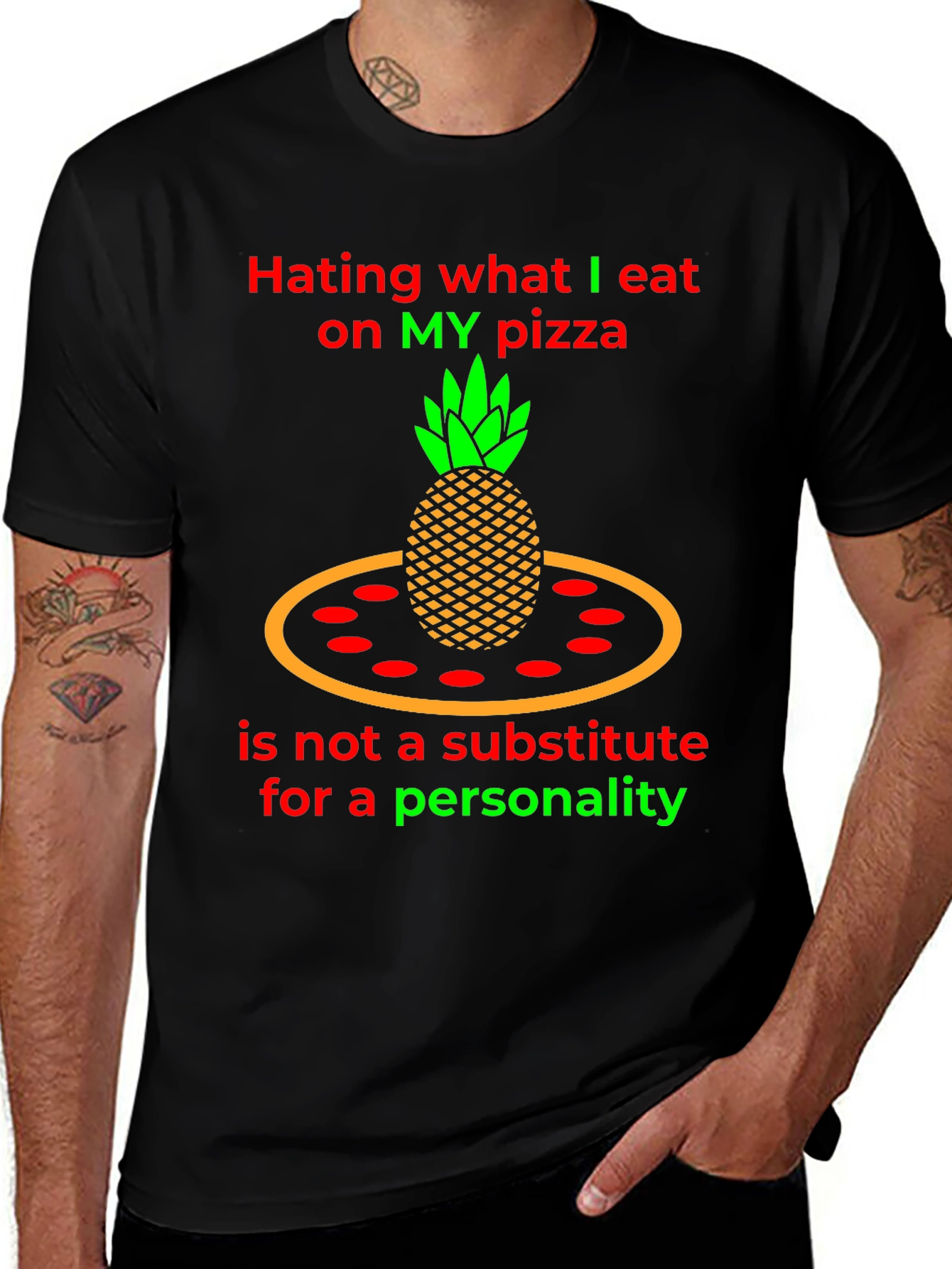 Pineapple Pizza T-Shirt - Hating My Pizza