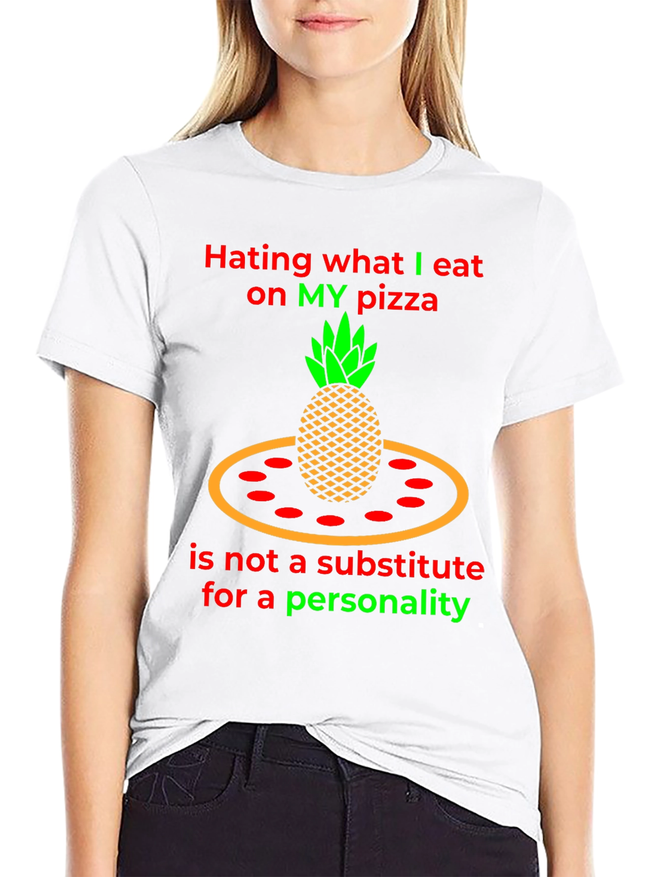 Pineapple Pizza T-Shirt - Hating My Pizza
