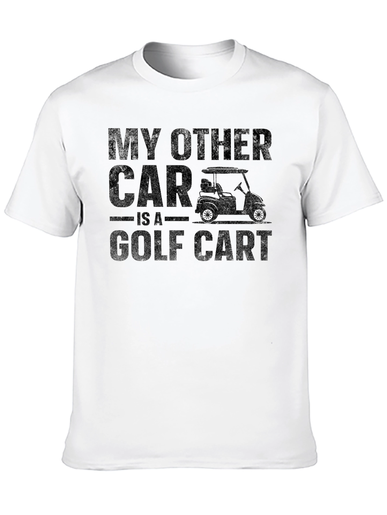 My Other Car Is A Golf Cart Black T-Shirt
