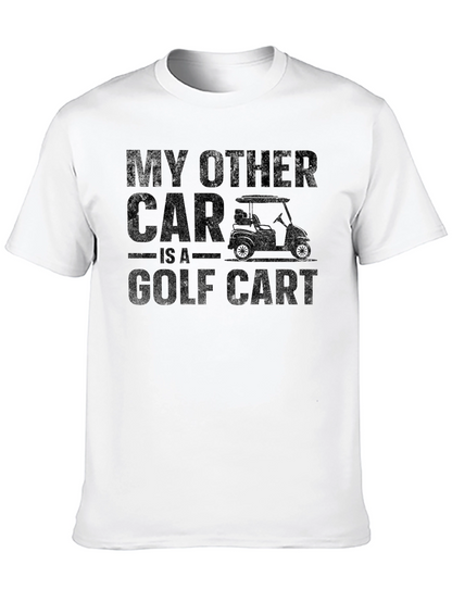 My Other Car Is A Golf Cart Black T-Shirt