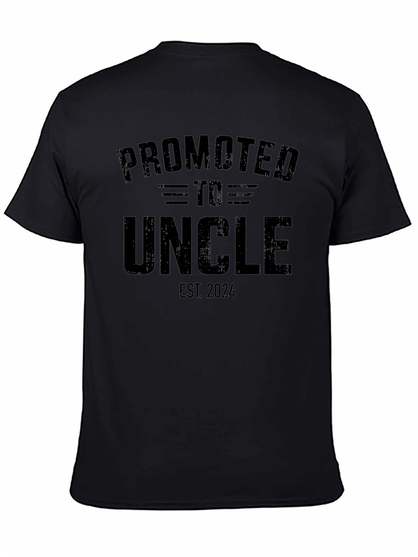 Promoted to Uncle Est. 2024 Mens Graphic Tee