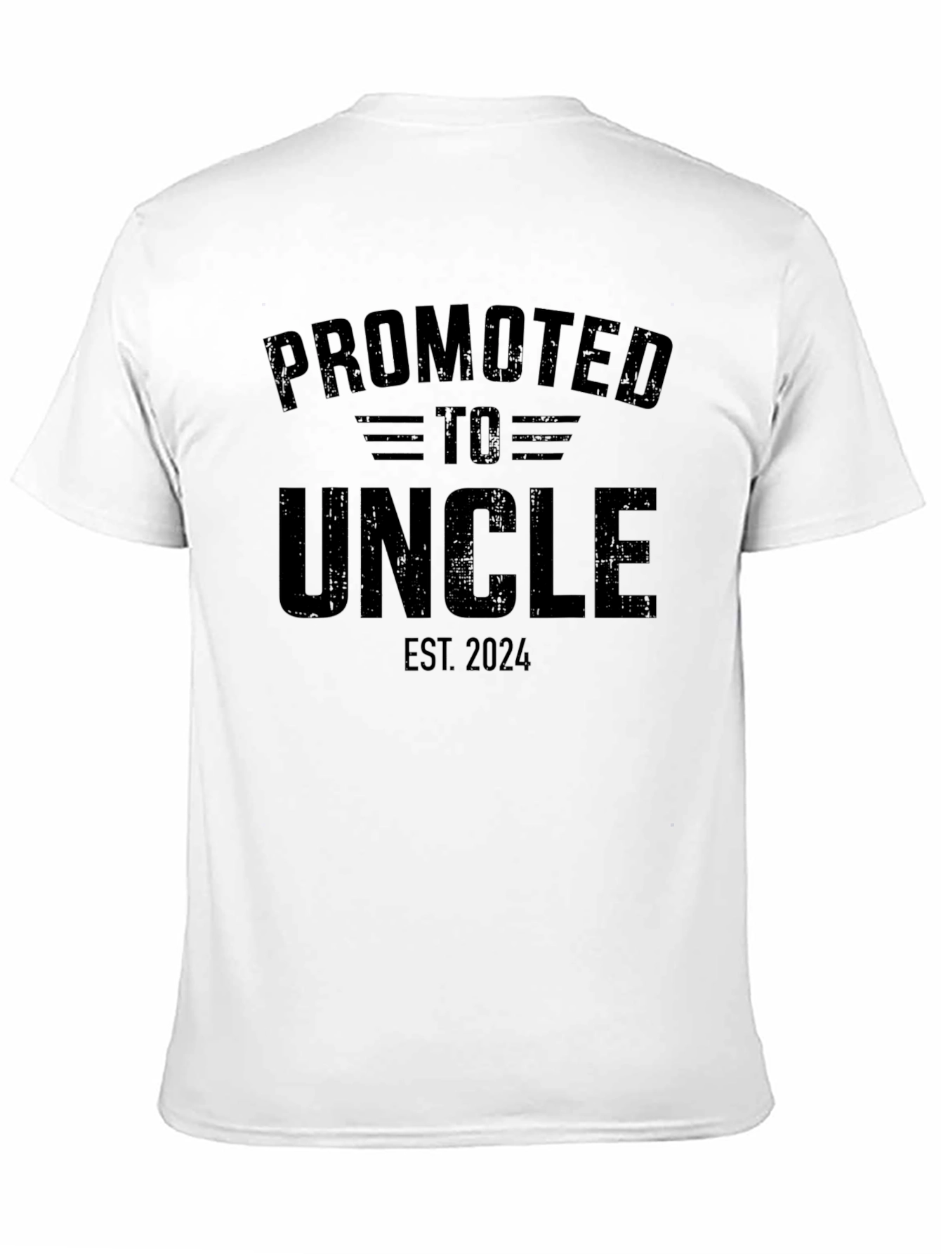 Promoted to Uncle Est. 2024 Mens Graphic Tee