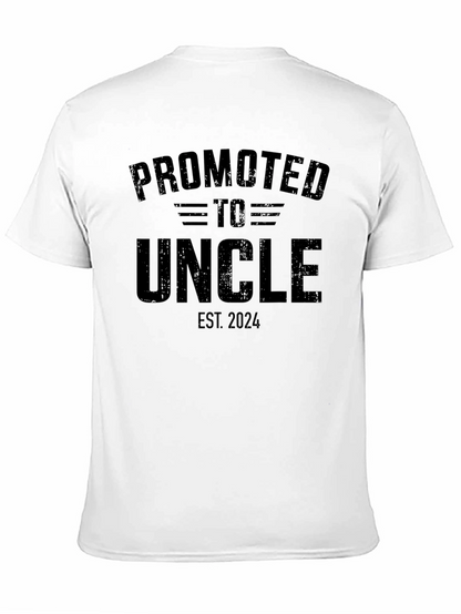 Promoted to Uncle Est. 2024 Mens Graphic Tee