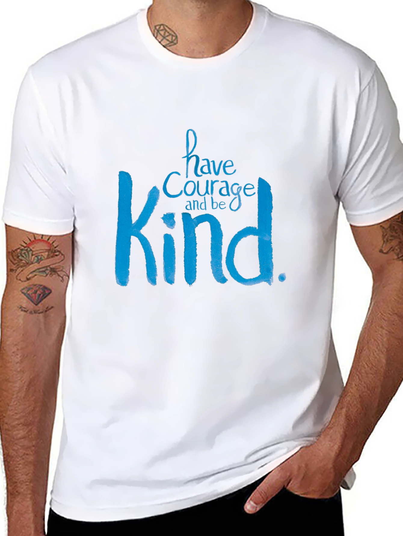 Have Courage and Be Kind Black T-Shirt