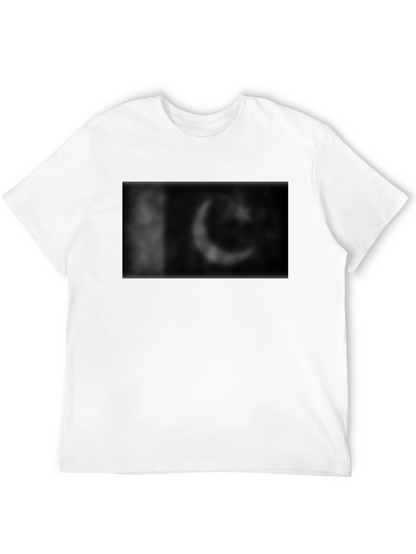 Black Graphic Tee - Pakistan Flag