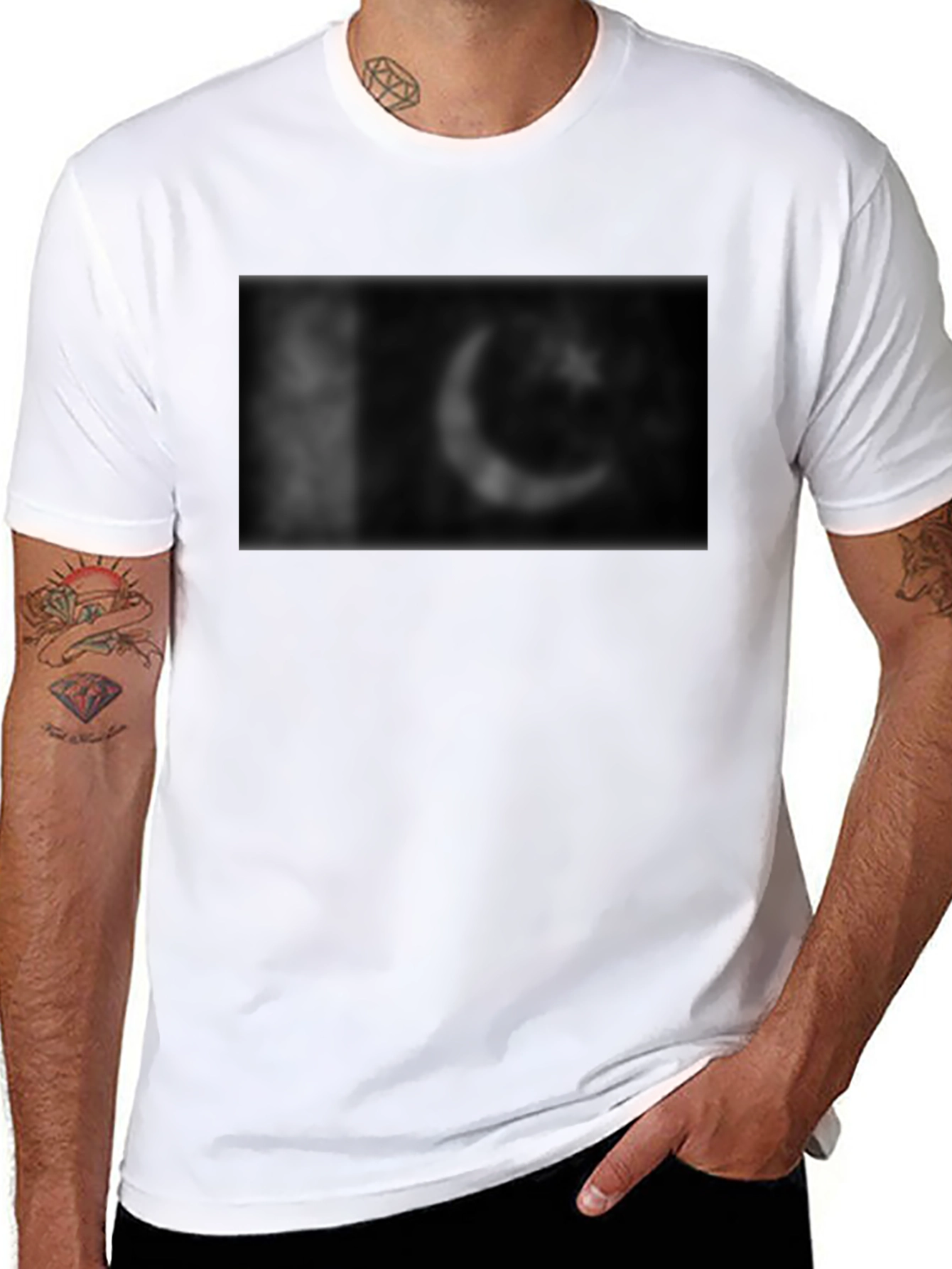 Black Graphic Tee - Pakistan Flag